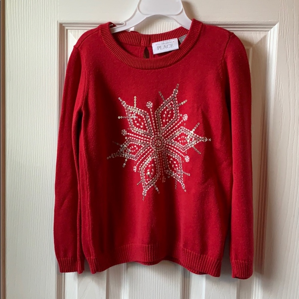 Children’s Red Snowflake sweater